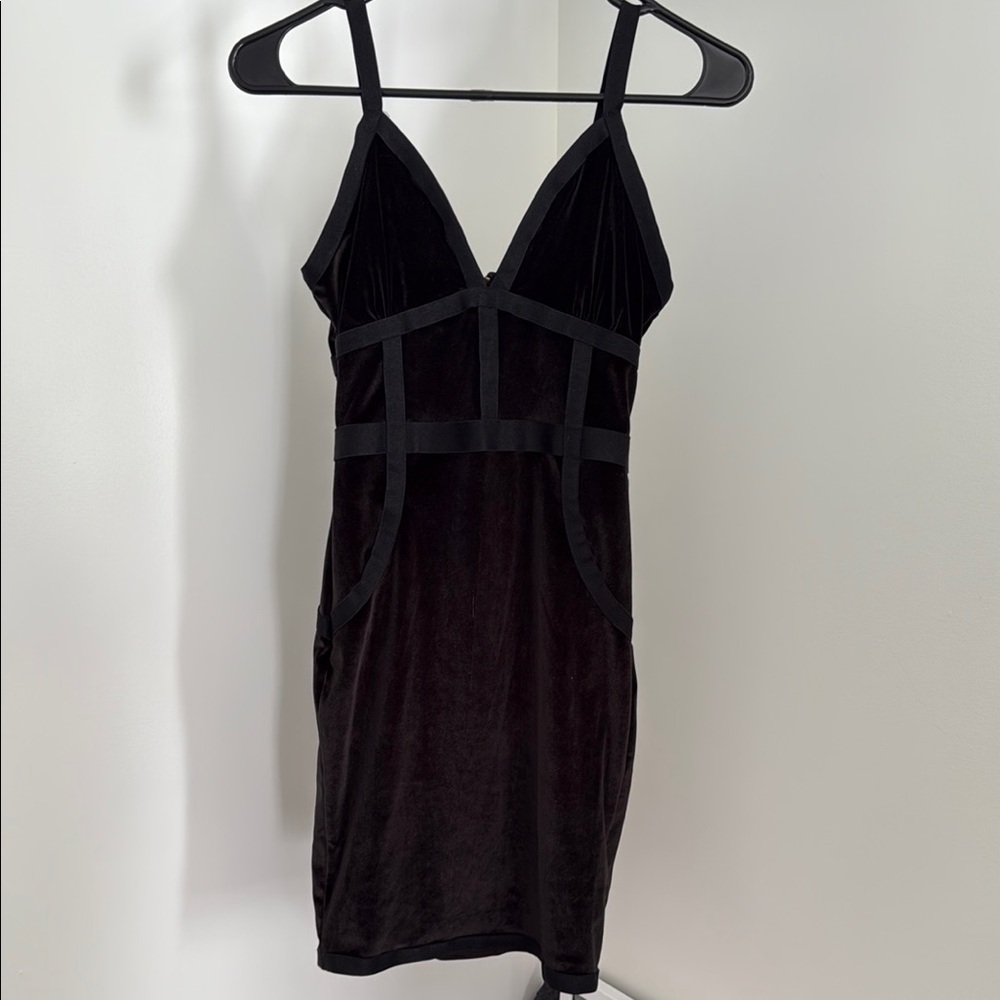 Guess Black Mini Bodycon Dress